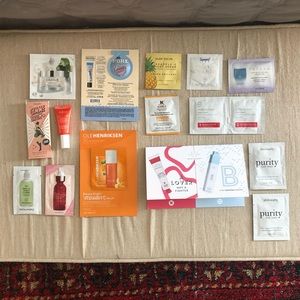 Various Skin Care Samples